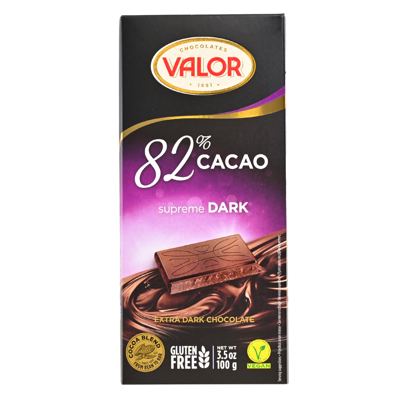 N-ČOK VALOR 100G 82% PREMIUM DARK -17/1-