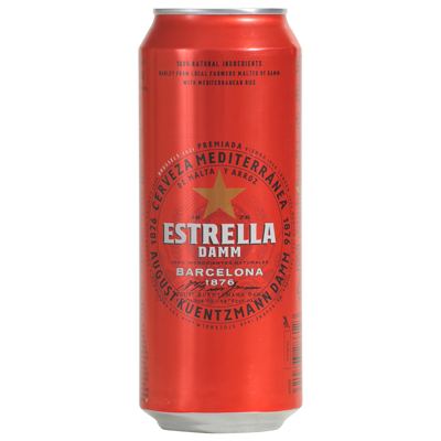 N-*PIVO ESTRELLA DAMM 0.50L -24/1- 4.6%ALC LIMENKA