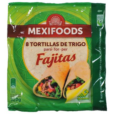 TORTILJE 8/1 320g