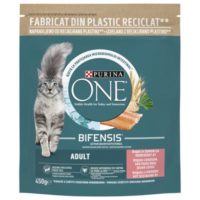 HRANA ZA MAČKE ONE SM ADULT LOSOS 450G