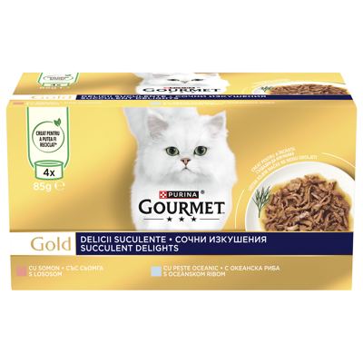 HRA.MAČ.GOUR.GOLD SUC.4X85 g