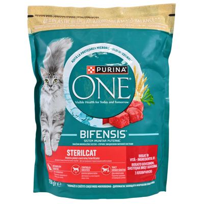 HRANA ZA MAČKE GRANULE STERILCAT GOVEDINA ONE 750G
