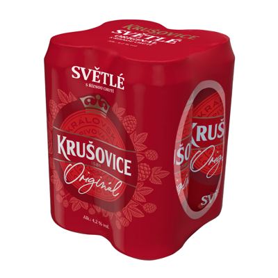 KRUŠOVICE PIVO 4PACK LIM. 4*0,5L