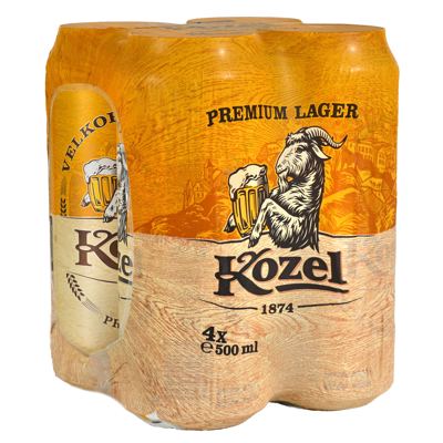 KOZEL PREMIUM 0,5L*4 LIMENKA
