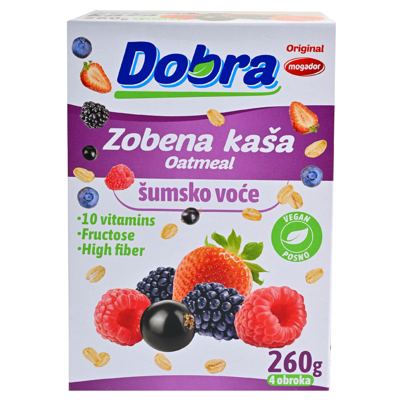 ZOBENA DOBRA KAŠA ŠUMSKO VOĆE 260g