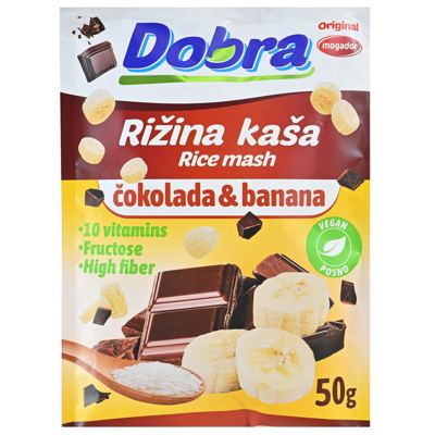 RIŽINA KAŠA ČOKOLADA BANANA 50g