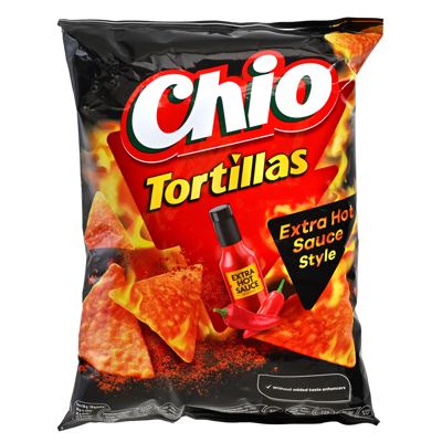 ČIPS CHIO TORTILLA HOT CHILLI 110 gr