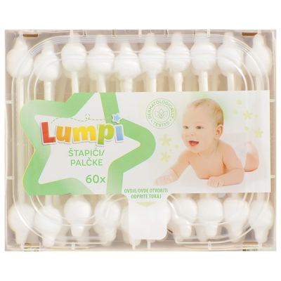 ŠTAPIĆI ZA UŠI BABY 60/1 LUMPI