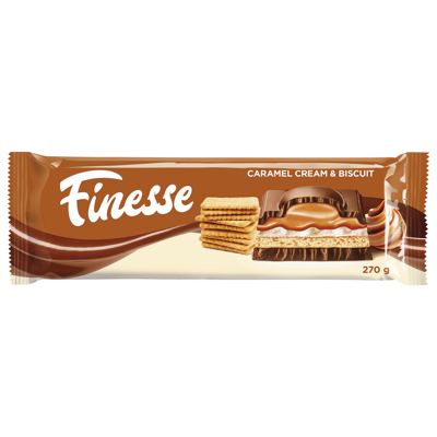 ČOKOLADA BISCU&CARAMEL 270G FINESSE