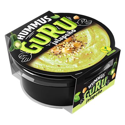 GURU HUMMUS JALAPENO 180G