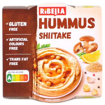 RIBELLA HUMUS SHITAKE 200G