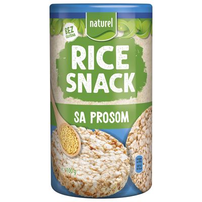 GALETE OD PIRINČA SA PROSOM 100GR NATUREL