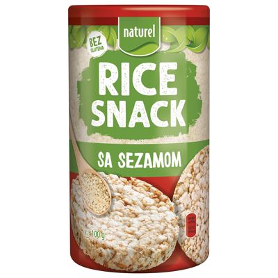 GALETE OD PIRINČA SA SUSAMOM 100GR NATUREL