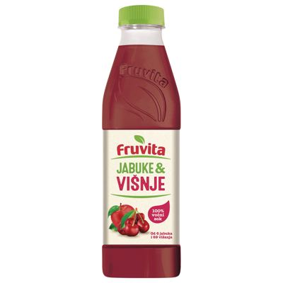 *SOK FRUVITA 0.80L JABUKA,VIŠNJA -6/1- PET