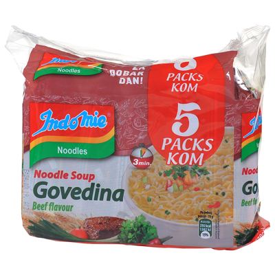 INDOMIE INS.NOOD SOUP BEEF FL. 5U1