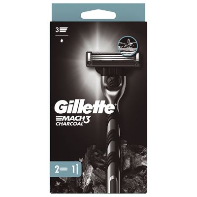 Brijac Gillette Mach3 charcoal 2UP