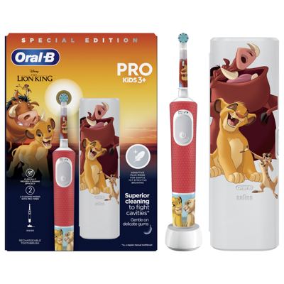 Set el.cet.Oral-B Vit. Pro Lion King+TC