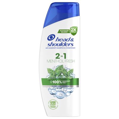 N-ŠAMPON HiS 330ML MENTHOL 2U1