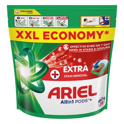 Ariel kaps. 38 pr./ 38 kom. Extra Clean
