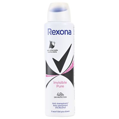 REXONA DEO 150ml INVISIBLE PURE