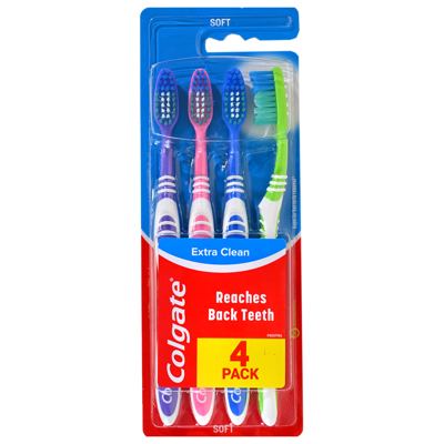 COLGATE CETKICA ZA ZUBE EXTRA CLEAN 4 KOM