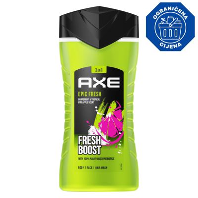 GEL TUŠ AXE EPIC FRESH 250ml