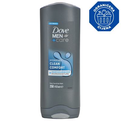 GEL ZA TUŠIRANJE MEN CLEAN COMFORT DOVE 250ML