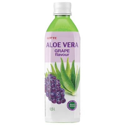 SOK ALOE VERA GRAPE PET 500ML LOTTE