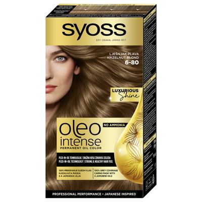 BOJA ZA KOSU SYOSS OLEO INTENSE 6-80 HAZELNUT BLOND HENKEL