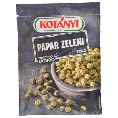 ZAČIN BIBER ZELENI CELI 12 GR KOTANYI