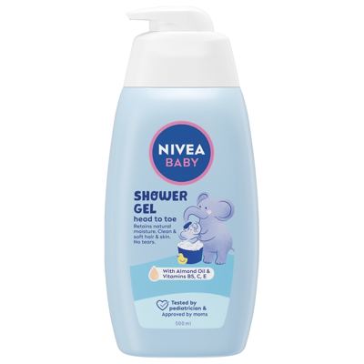 N-NIVEA BABY HEAD TO TOE 500ML GEL TUŠ