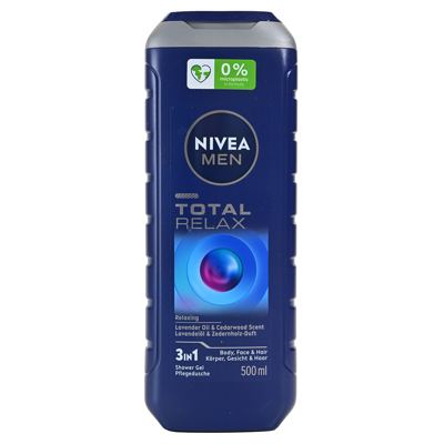Nivea Men gel za tuš.Total Relax 500 ml
