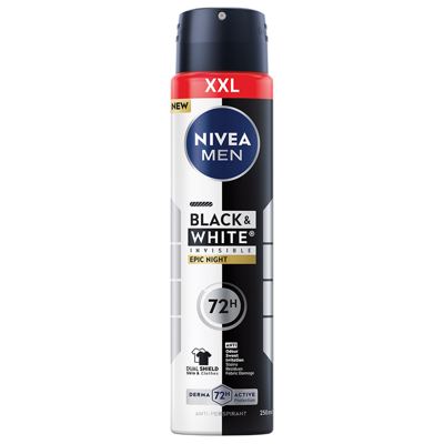 N-NIVEA DEO SPRAY 250ML M BLACKiWHITE EPIC NIGHT