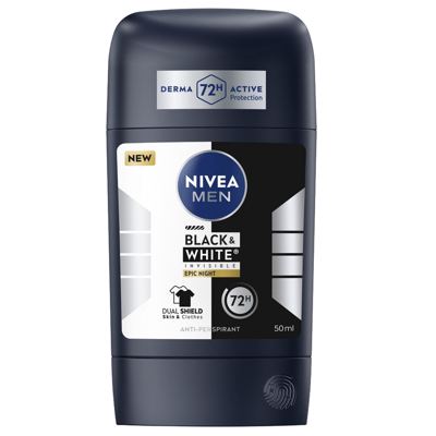 N-NIVEA DEO STICK 40ML M BLACK i WHITE EPIC NIGHT