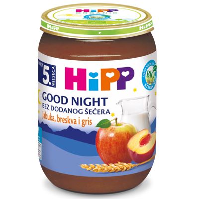 DJ HRANA HIPP 190G JABUKABRESKVA GRIZ -6/1- BIO