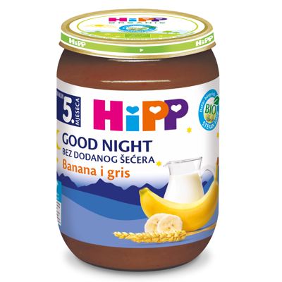 KAŠICA HIPP BANANA RIŽA 190 g