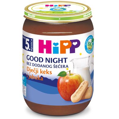 HIPP KAŠICA 190g KEKS/JABUKA