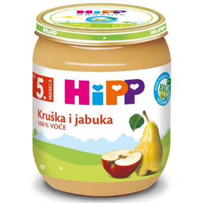 HIPP BIO JABUKA SKRUŠ.125g