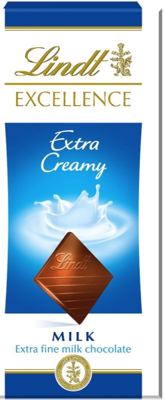 LINDT EXCELLENCE EXTRA CREAMY MILK 100G