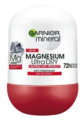 N-DEO GARNIER MINERALS ROLL ON 50ML MAGNESIUM ULTRA DRY