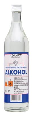 ALKOHOL ETILNI 1.0L DANA 96% -6/1-