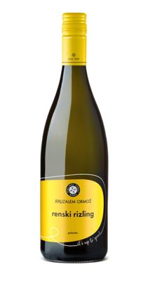 *RIZLING RAJNSKI JERUZALEM ORMOŽ 0.75L ZOI POLUSUHO 2023. -6/1-