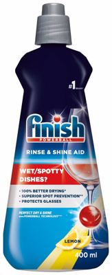 FINISH RISE AID SHINE&DRY LEMON 400ML (12)