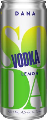 VODKA SODA LEMON DANA LIMENKA 0,33 l