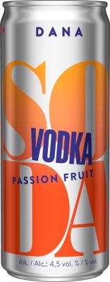 VODKA SODA PASSION FR. DANA LIM. 0,33 l