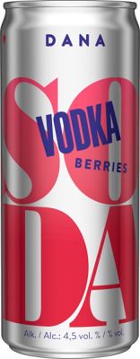 VODKA SODA BERRY DANA LIMENKA 0,33 l