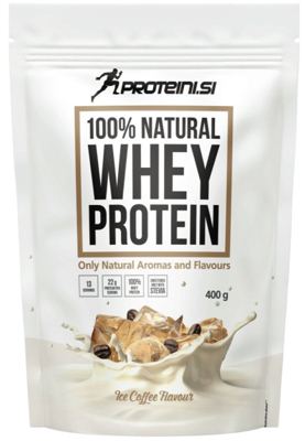 PROTEIN NATURAL WHEY ICE COFFEE 400 G PROTEINI.SI