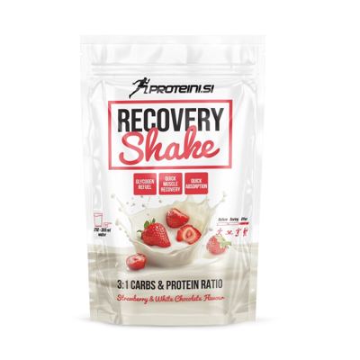 RECOVERY SHAKE JAGODA BIJELA COKOLADA 320 G PROTEINI.SI