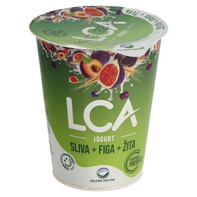 LCA JOGURT SLJIVA I SMOKVA 180 G ZELENE DOLINE