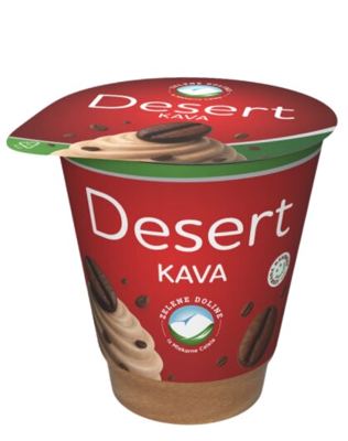 JOGURT DESERTNI KAVA 150g ZELENE DOLINE